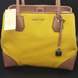 Colorful and Bright Michael Kors Denim Tote